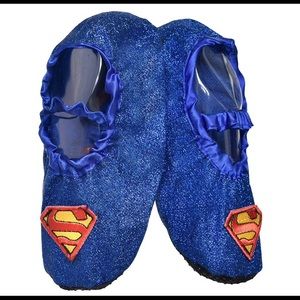 🆕 New Supergirl Glitter Slippers/Shoes (Child Shoe Size 7-11)